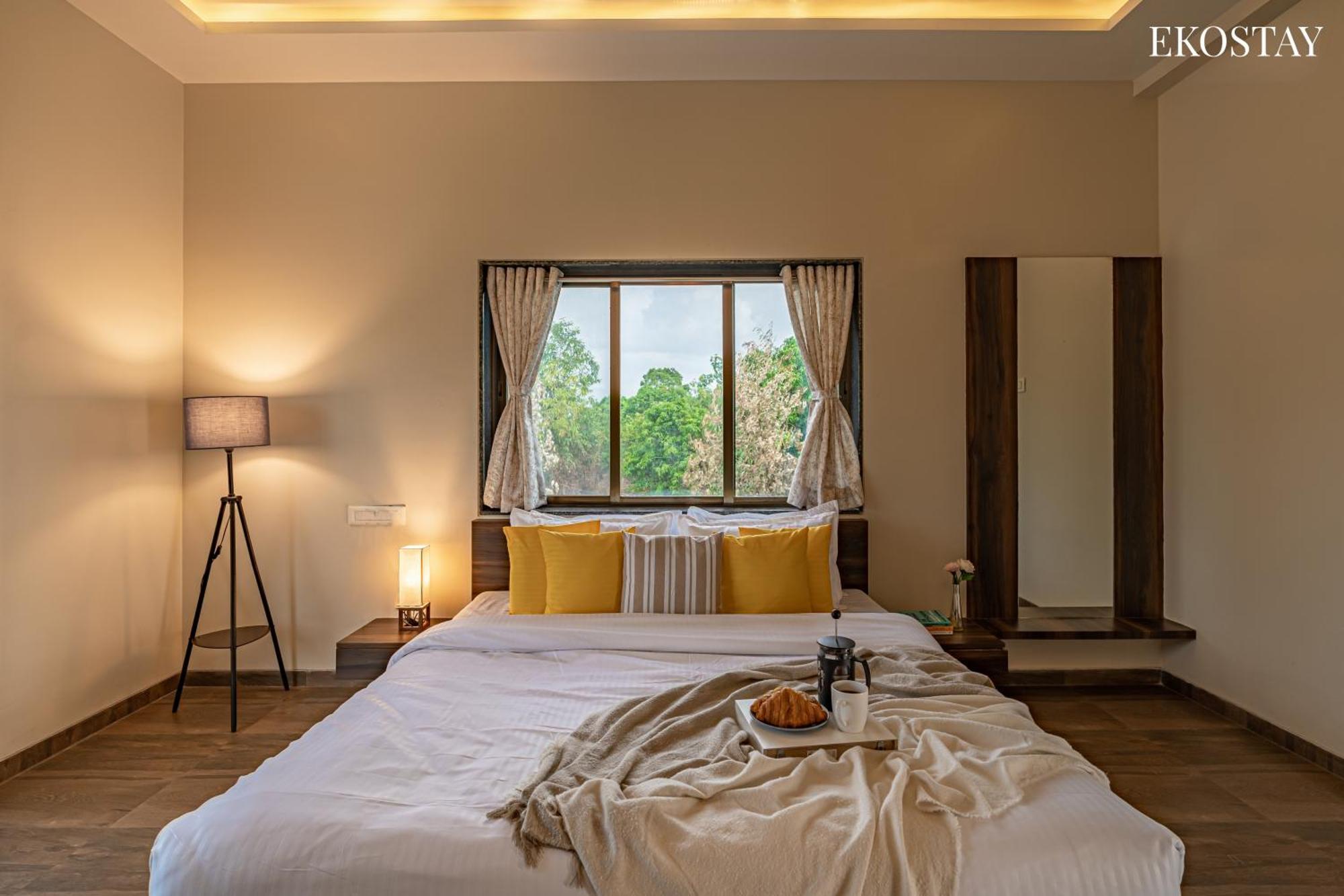 Ekostay Gold Palm Estate I Cricket Turf I Rain Dance I 2 Acre Property Карджат Екстериор снимка
